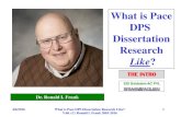 What is Pace DPS Dissertation Researchseidenberg.pace.edu/~ctappert/dps/d891b-16/WhatIs... · 4/6/2016 What is Pace DPS Dissertation Research Like? V.68. (C) Ronald I. Frank 2003-2016