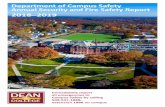 Department of Campus Safety Annual Security and Fire Safety … · 2019-03-15 · Department of Campus Safety Annual Security and Fire Safety Report 2018–2019. ... transportation
