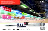 Smart Transportation Transmission for Railway · Managed Ethernet Switch Industrial LAN Extender IFS+402GSM-4PH24 4x 10/100Base-TX + 2x 100/1000Base-X SFP with 4x PoE++, 60W IEXT224-4PH