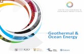 Geothermal & Ocean Energy - Stellenbosch University...geothermal or earth energy. • Geothermal energy is used in many ways, e.g. for heat pumps and heating of living spaces. •