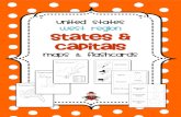 United States West Region States & Capitals...This product contains 3 maps of the West Region of the United States. Study guide map labeled with the states and capitals (which can