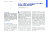 LaMétéorologie-n°100-février2018 Prévision météorologique ...pierrepinson.com/docs/Crosetal2018.pdf · (Dambreville, 2014). Autoriser la pénétration à plus de 30 % permettrait