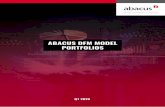 ABACUS DFM MODEL PORTFOLIOS · The Abacus DFM Model Portfolios are risk progressive and designed to cater for the varying risk appetite of diﬀerent investors. Each Abacus DFM Model