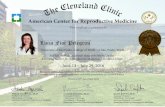 Luiza Fior Pelegrini - Cleveland ClinicLuiza Fior Pelegrini. Presented 29. th. day of July, 2016. For her work as “Summer Research Intern” in the American Center for Reproductive
