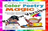 Includes Printables & Google Resources Preview · Lesson 1: Collaborative Class Color Poem . Skim through the lesson directions and decide if you want to use the printable student