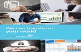 We can transform your world - Sentinel Partners Partn… · board, we can help in more ways than you realise. We can transform your world. Sentinel’s systems work with any type