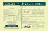July 2017 - Lyon Township › document_center › Newsletter... · Big Adirondack Chair The Lyon Township Downtown Development Authority (DDA) commissioned the construction of a 7