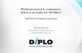Platform-based E-commerce: What is at Stake for MSMEs? › meetings › en › Presentation › dtl_eWeek... · 2018-04-26 · Platform-based E-commerce: What is at Stake for MSMEs?