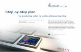 Step-by-step plan - MultiMedia Academy · 2016-01-11 · Step-by-step plan Authors: Linda Mebus, Martijn Ouwehand, Ruud van Zijl ... Learning pilot programmes. Other members of staff