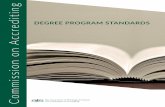Commission on Accrediting - ATSDEGREE PROGRAM STANDARDS 5 of 48 COMMISSION ON ACCREDITING APPROVED 06/2012 | POSTED 01/21/15 A.3.1.5 Courses should be provided on the institution’s