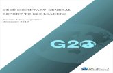 OECD Secretary-General report to G20 Leaders - …...1 OECD SECRETARY-GENERAL REPORT TO THE G20 LEADERS BUENOS AIRES, ARGENTINA DECEMBER 2018 This report contains two parts. Part I