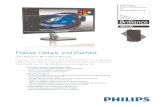 Datenblatt - B00JMFCF7K - Deutsch...Brilliance Philips Brilliance 4K Ultra HD LED-Monitor mit Hintergrundbeleuchtung P-line 71,1 cm (28") 4K Ultra HD (3840 x 2160) Brilliance Präzise