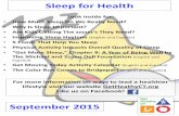 Sleep for Health...Sleep also affects how your body reacts to insulin, the hormone that controls your blood glucose (sugar) level. Sleep deficiency results in a higher than normal