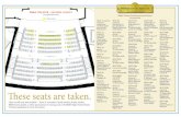 BB&N THEATER – SEATING LAYOUT...(As of March 2016) BB&N has reserved a seat for you! BB&N THEATER – SEATING LAYOUT (Last Updated March 2016) SEAT A1 and A3 in honor of George Serries,