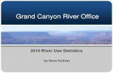 Grand Canyon River Office - National Park ServiceGrand Canyon River Office 2016 River Use Statistics -by Steve Sullivan . ... Commercial River Use Statistics Noncommercial River Use