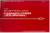THE AUSTRALIAN COMPUTER JOURNAL · The Australian Computer Journal, Vol. 5, No. 1, February, 197J Digital Equipment's DECsystem-10 family of computers provides batch processing, multi-access