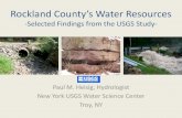 Rockland County’s Water Resources - USGS › archived_files › projects...Rockland County’s Water Resources-Selected Findings from the USGS Study-Paul M. Heisig, Hydrologist New