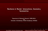 Nucleons in Nuclei: Interactions, Geometry, Symmetries · Mathematial Structure of the E ective Hamiltonian Part I Nuclear Pairing: Exact Symmetries, Exact Solutions, Pairing as a