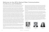 Welcome to the 2016 Optical Fiber Communication Conference ... · 4 OFC 2016 • 20–24 March 2016 Welcome to the 2016 Optical Fiber Communication Conference and Exhibition On behalf
