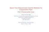 Space-Time Discontinuous Galerkin Methods for …Disadvantages of Space-(Time) Discontinuous Galerkin Methods • Algorithms are generally rather complicated, in particular for elliptic