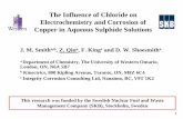 The Influence of Chloride on Electrochemistry and ...publish.uwo.ca/~ecsweb/Presentations/CSC2009AN.pdf · corrosion rates could be high. • When the chloride to sulphide concentration