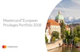 Mastercard European Privileges Portfolio 2018 · • Coupon is valid for a new hotel booking at a participating pre-paid Best Price Guarantee hotel. This coupon can’t be used for: