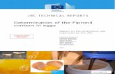Determination of the Fipronil content in eggs › jrc › sites › jrcsh › files › eur_28806.pdf · contain from 0.0031 to 1.2 mg/kg Fipronil in eggs [1]. Several hundred farmers,