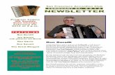 FEBRUARY 23, 2 0 1 4 NEWSLETTER - The San Francisco ... · bandleader, Ron began playing the accordion at age seven. His first professional engagements began at age 13 playing for