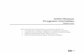 DSM Motion Program Variables - GE PLC M02 DSM Motion Progra… · DSM Motion Program Variables Objectives UPON COMPLETION OF THIS MODULE, YOU SHOULD BE ABLE TO: • Change PAC controller