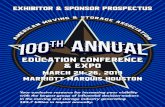 Exhibitor & Sponsor Prospectus - Moving.org › wp-content › uploads › ... · Exhibitor & Sponsor Prospectus March 24-26, 2019 Marriott Marquis Houston. 2 AMSA’s annual conference