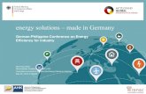 energy solutions made in Germany - AHK Philippinen · Renewables Academy (RENAC) AG Consultant on behalf of the German Energy Solutions Initiative May 5th, 2019 in Manila. Content