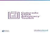 Colorado ESSA Advocacy Toolkit - Understood/media/679a0f... · ESSA gives states the authority to decide how to hold their schools accountable. But the law also requires them to give