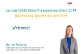 London ADASS Dementia Awareness Event 2019 Increasing ...londonadass.org.uk › ... › 2019 › 04 › ADASS-Dementia-Conference-20… · London ADASS Dementia Awareness Event 2019