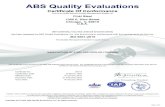 ABS Quality Evaluations - Home - Finkl Steel › ... › ISO-9001-2015_exp_2_2020.pdf · Validity of this certificate is based on the successful completion of the periodic surveillance
