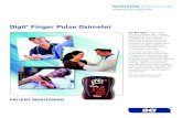 Digit Finger Pulse Oximeter - Smiths Medical/media/M/Smiths...Digit® Finger Pulse Oximeter Technical Specifications DISPLAYS, INDICATORS AND KEYS • SpO 2 LED numeric display, 0.32