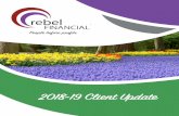 2018-19 Client Update - rebel Financial › wp-content › uploads › 2018 › 10 › 2018-Up… · their individual financial situations. College Debt Planning What’s New? 1Average
