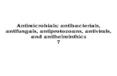 Antimicrobials; antibacterials, antifungals, antiprotozoans, …contents.kocw.net › KOCW › document › 2015 › pusan › leejoonhee › 1… · 2016-09-09 · Antihelminthic