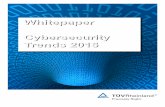 Whitepaper Cybersecurity Trends 2015 - TÜV Rheinland · Many thanks for your interest in our “Cybersecurity Trends 2015” white paper. The risk of cyberattacks is growing. The