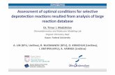 Assessment of optimal conditions for selective ...infochim.u-strasbg.fr/CS3_2016/Conferences/Madzhidov-Strasbourg_… · Assessment of optimal conditions for selective deprotectionreactions