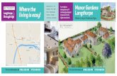 TC DEVELOPMENTS Where the Manor Gardens Fine Homes Built ... · Thirsk - Knaresborough The Moors - The Dales Local Doctors - Local Schools Langthorpe Borougbridge Where the ... walk