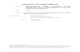 Laboratory Procedure Manual · 2016-01-26 · Laboratory Procedure Manual . Analytes: Methamidophos (MMP), o-methoate (Omet), Dimethoate (Dmet), Ethylenethiourea (ETU) and Propylenethiourea
