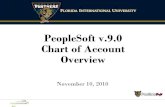 PeopleSoft v.9.0 Chart of Account Overviewfinance.fiu.edu/coa/Docs/CofA_Overview_11_ 9_10.pdf · PeopleSoft v.9.0 Chart of Account Overview November 10, 2010 \ Page 2 Agenda PeopleSoft