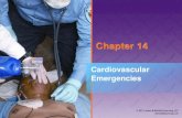 Chapter 14 · 2013-10-06 · Chapter 14 Cardiovascular Emergencies . Introduction (1 of 2) ... Pathophysiology (17 of 26) • Defibrillation restores cardiac rhythms. – Can save
