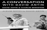 A CONVERSATION - University of Pennsylvaniawriting.upenn.edu/epc/authors/antin/A-Conversation-with-David-Antin... · Contemporary Fiction, Vol. XXI No. 1, Spring 2001. Printed and