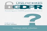 Answering your GDPR questions one year on · 2019-06-09 · Answering your GDPR questions one year on The initial steps towards compliance and the ongoing embedding of the GDPR within