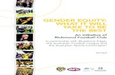 GENDER EQUITY: WhaT IT WIll TakE To bE ThE bEsT Tenant/Richmond/Files/Gender Rep… · GENDER EQUITY WHAT IT WILL TAKE TO BE THE BEST 8 The conversation in football is slowly starting