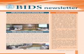 BIDS newsletter December 2014 BIDS Newsletter 1 From the Editor The year 2014 has been unique for BIDS