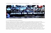 ANIMAL RIGHTS-A CRITICL ETHICS › cgdoc › Animal_Rights.pdf · animals as thinking and conscious beings. Griffin's findings, regarding the ... "Minds of Their Own" by the ethologist