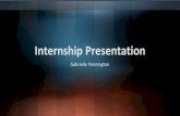 Internship Presentation · Internship Presentation Gabrielle Pennington . Internship Course Overview COURSE GOALS/OBJECTIVES: • This course is designed as a capstone to the Emergency