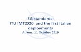 5G standards: ITU IMT2020 and the first Italian deployments · • FutureNet Lab • IoT Open Lab • Giga Services Lab • Machine Learning Lab • I4.0 Competence Centres • Torino
